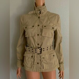 DKNY khaki cargo jacket 🧥